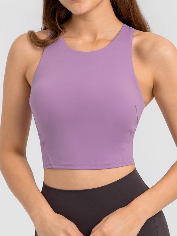 Haut sportif avec soutien-gorge intégré - Basic Sport Tshirt