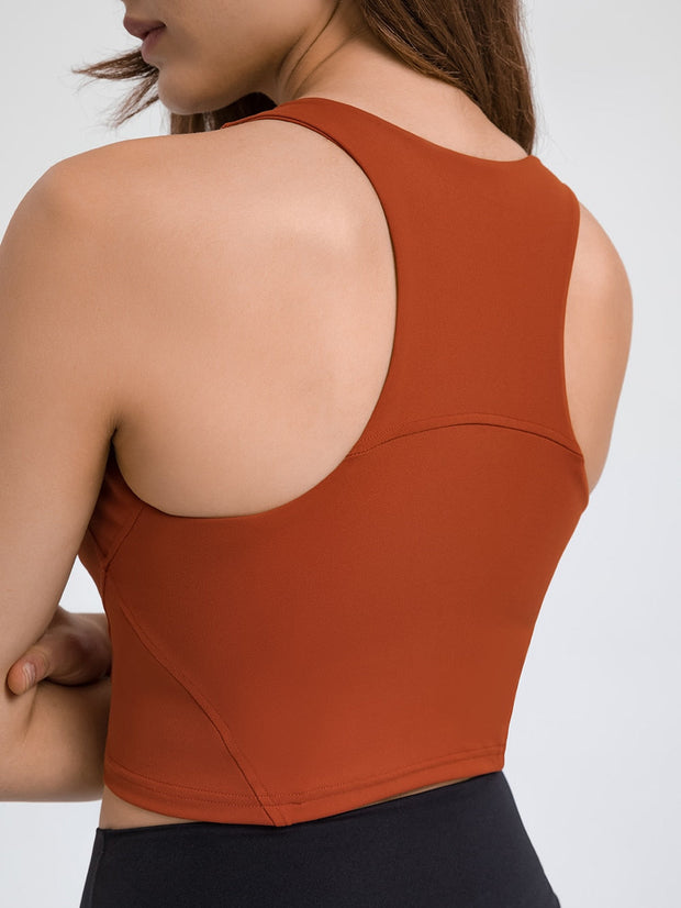 Haut sportif avec soutien-gorge intégré - Basic Sport Tshirt