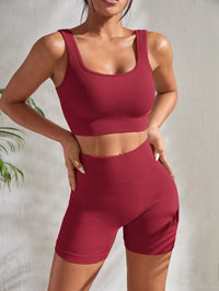 Joli set de sport avec short et tops pour femmes - Bera Sportoutfit