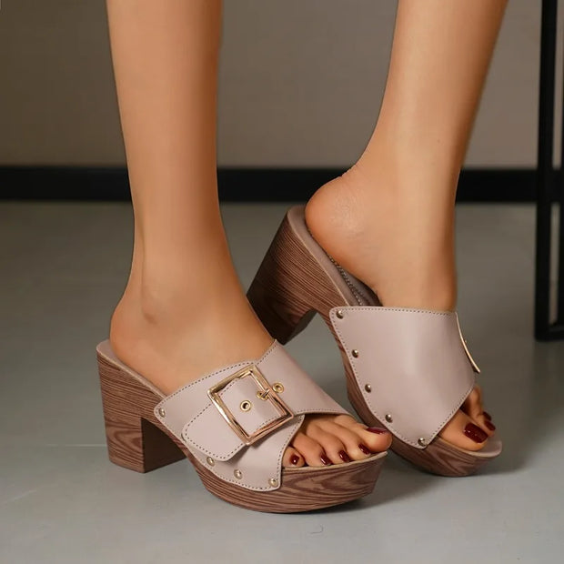 Sandales à talons à plateforme - Orfa