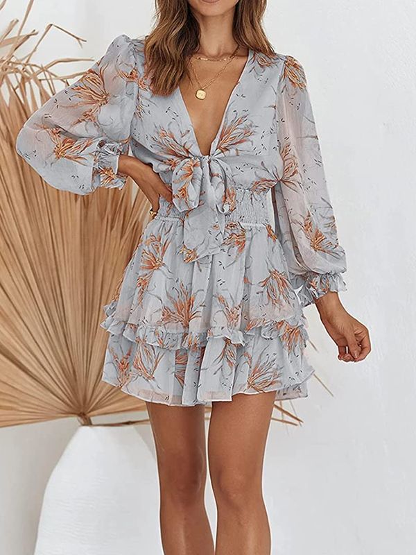 Sylvie - Robe imprimée en mousseline simply
