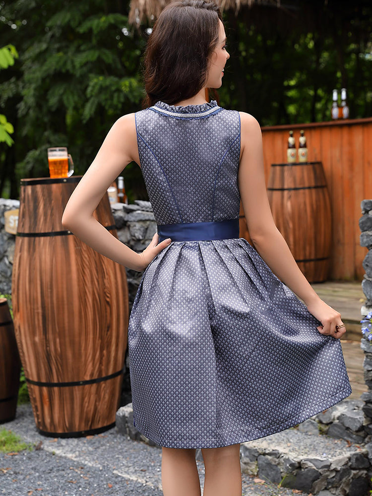 Damen Elegantes Oktoberfest Dirndl Kleid - Friede