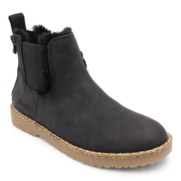 Elaine - Damen Chelsea Ankle Boots mit Leopardenmuster