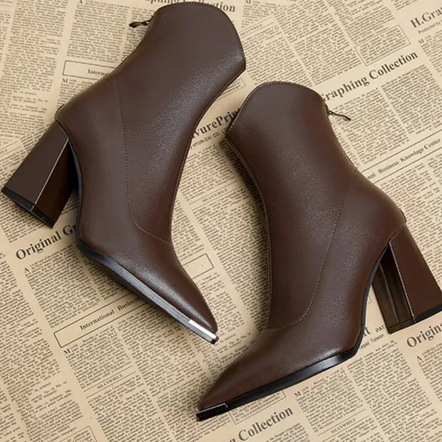 Darcie - Stiefel mit hohem Absatz und Reißverschluss