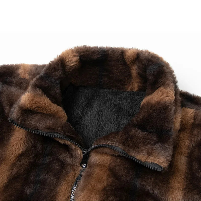 Kunstpelz Jacke für Männer Luxus-Stil - Eryon