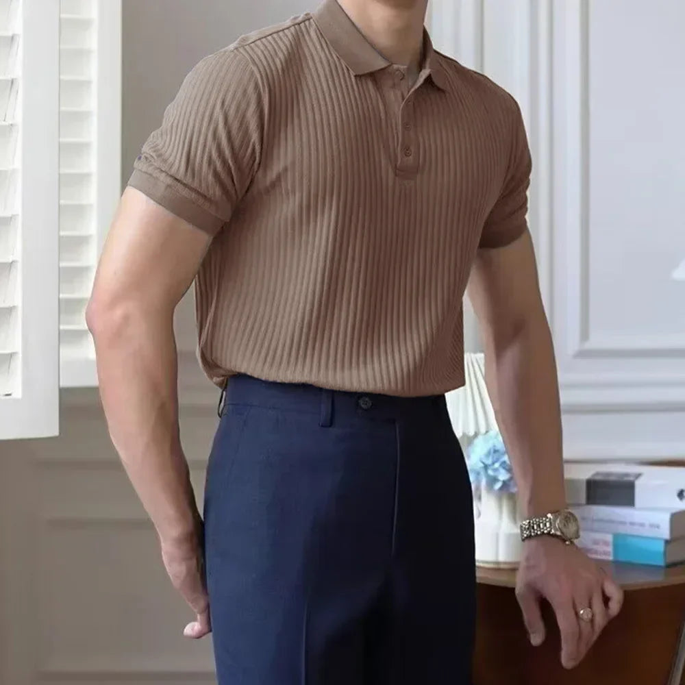Poloshirt mit klassischem Kragen und schmaler Passform für Herren - Barrett