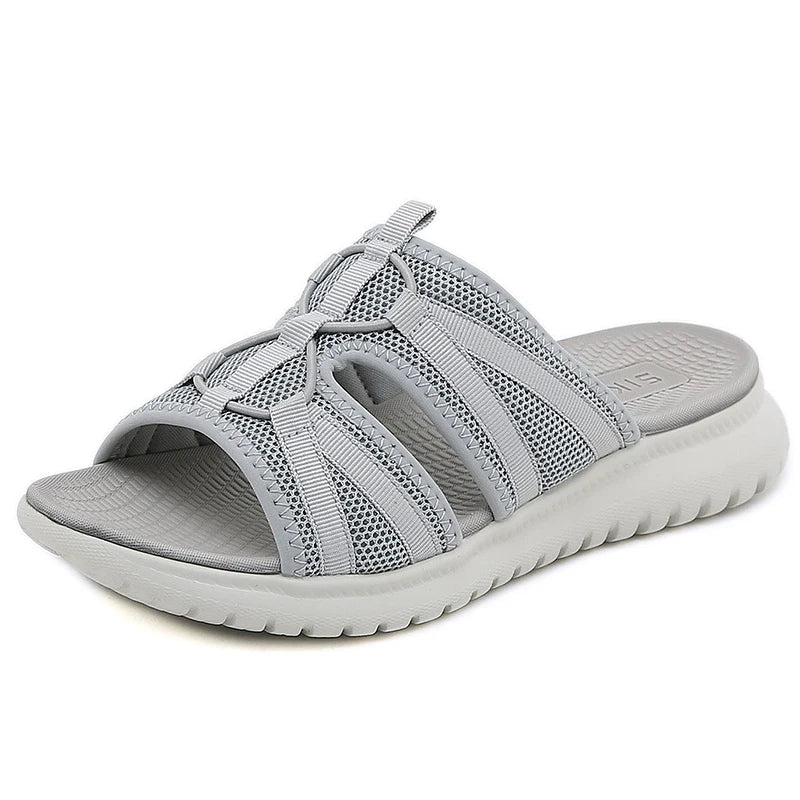 Atmungsaktive orthopädische Damensandalen mit dämpfender Sohle - Tarel