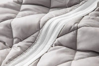 Sweat-shirt zippé matelassé pour hommes - Adam
