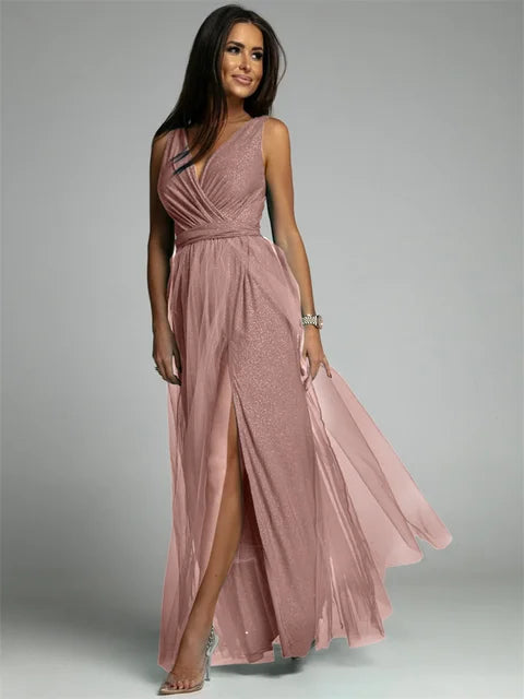 Thea - Elegantes Kleid mit V-Ausschnitt