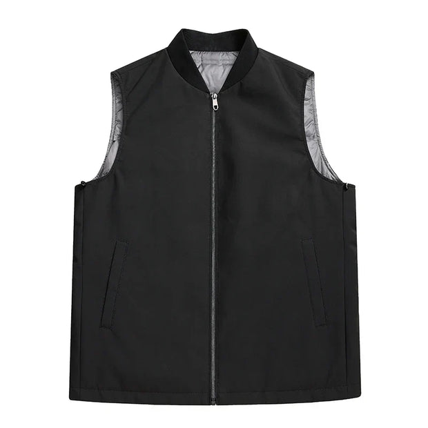 Manteau matelassé imperméable végétalien avec fermeture éclair dissimulée - Soren