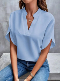 Lis - Femmes de luxe Blouse élégante en mousseline de soie