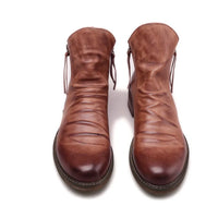 Bottes Chelsea élégantes en cuir véritable pour hommes