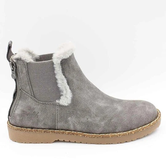 Elaine - Damen Chelsea Ankle Boots mit Leopardenmuster