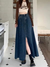 Jupe en jean vintage pour femme elizzy
