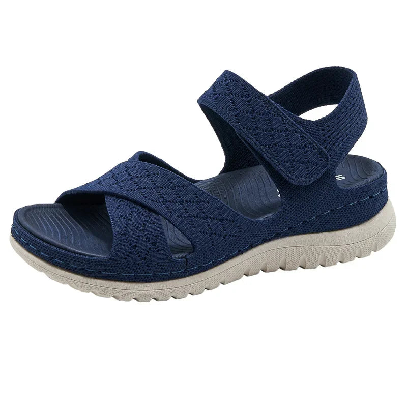 Orthopädische Damensandalen mit ergonomischer rutschfester Sohle - Alira