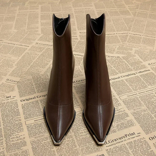 Darcie - Stiefel mit hohem Absatz und Reißverschluss
