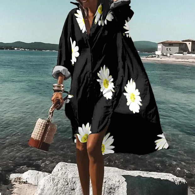 Valery - Robe oversize imprimée