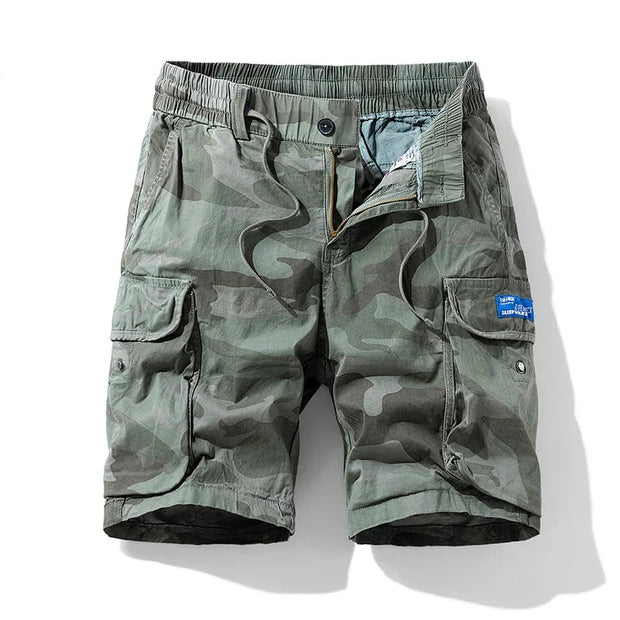 Short cargo camouflage avec poches latérales pour hommes - Malte