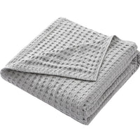 Waffly - Couverture été fine en coton gaufré