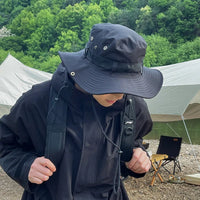 Mode de chapeau de cowboy de randonnée estivale