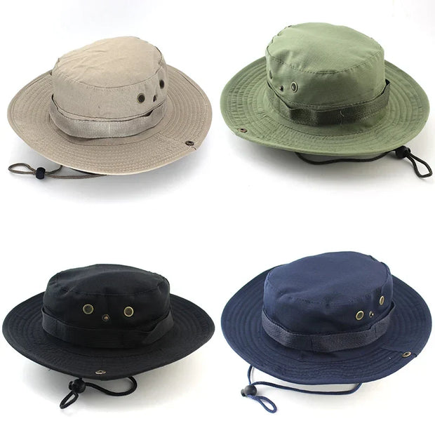 Mode de chapeau de cowboy de randonnée estivale