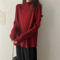 Elegance Pullover mit hohem Ausschnitt