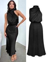 Elise - Elegant satin dress