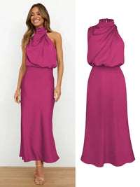 Elise - Elegant satin dress