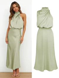Elise - Elegant satin dress