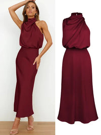 Elise - Elegant satin dress