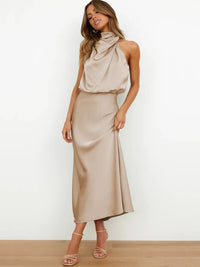 Elise - Elegant satin dress