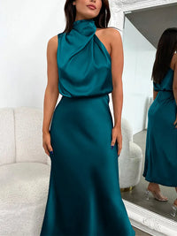 Elise - Elegant satin dress