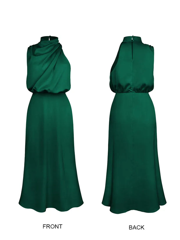 Elise - Elegant satin dress
