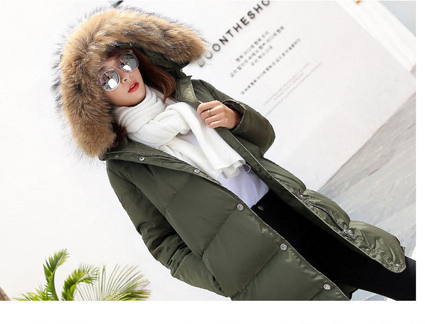 Arctic Luxe - Doudoune Élégante Longue