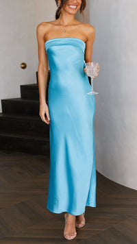 Fara | Elegant satin dress
