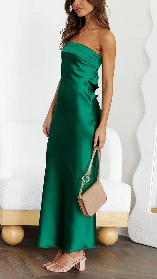 Fara | Elegant satin dress