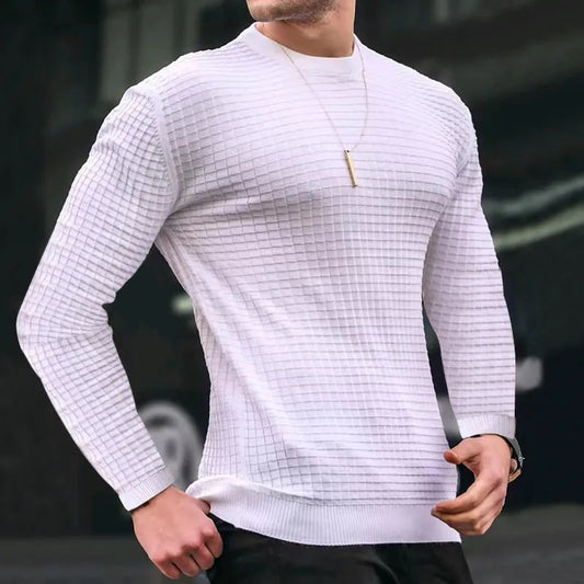 THERON - Pull-over en maille slim fit