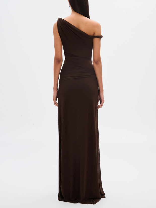 Elena - Robe longue en maille