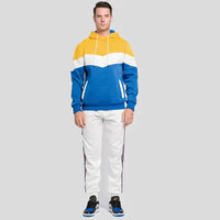 TRISTAN - Sweat à capuche tricolore