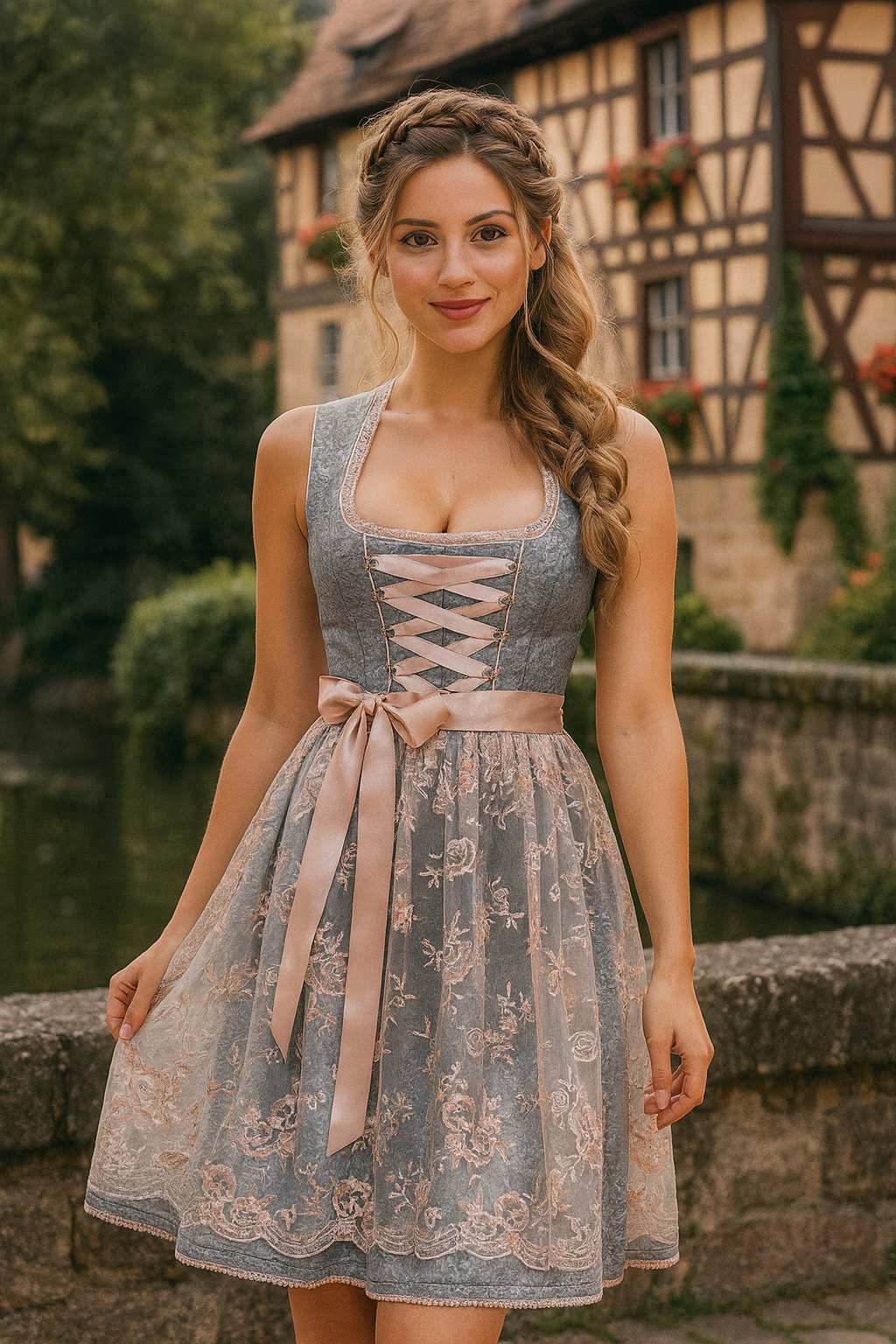 Trachtig Sonja - Einzigartige Tracht für Damen mit Schürze und Bluse