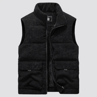 Gilet en velours côtelé matelassé pour hommes - Norbert