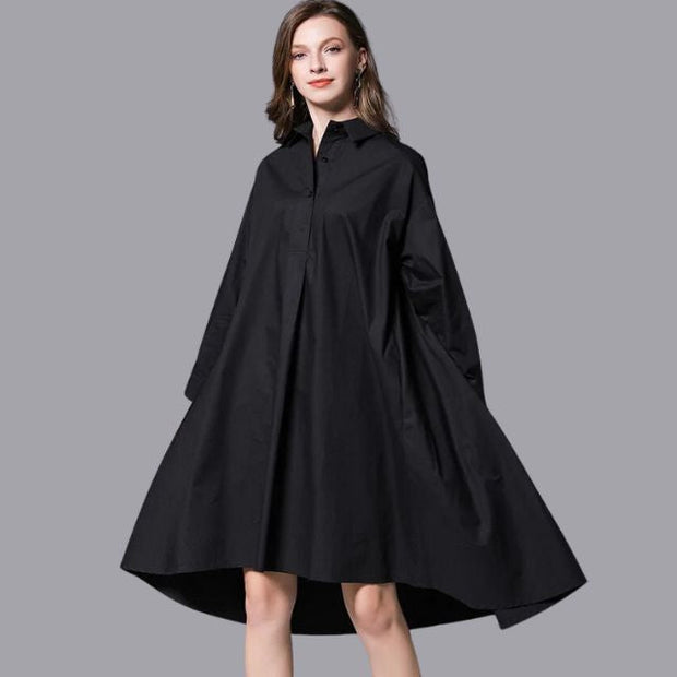 Daniella - Casual shirt dress with long sleeves