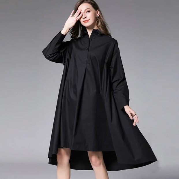 Daniella - Casual shirt dress with long sleeves