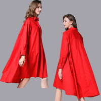 Daniella - Casual shirt dress with long sleeves