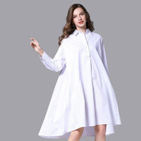 Daniella - Casual shirt dress with long sleeves