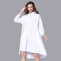 Daniella - Casual shirt dress with long sleeves