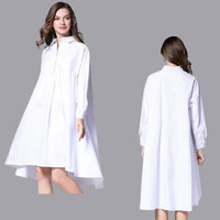 Daniella - Casual shirt dress with long sleeves