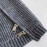 Catyla - Rippstrickpullover mit asymmetrischem Saum