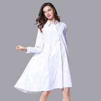 Daniella - Casual shirt dress with long sleeves