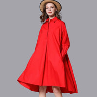 Daniella - Casual shirt dress with long sleeves